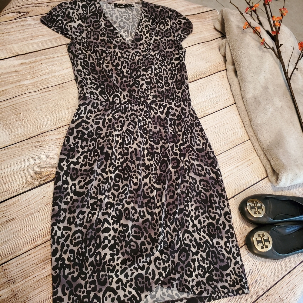 5/25 Apt 9  Animal Print Dress XS - Picture 2 of 9